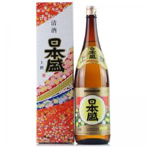 日本进口 日本盛牌上选清酒1.8L礼品盒装@