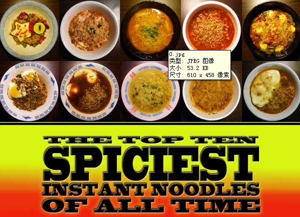 泡面部落格 The Ramen Rater 自从上次评比《全球泡面TOP10》没有台湾泡面,而被台湾网友灌爆留言之後,他便更谨慎评比每一次网友寄来的泡面,陆续也推出了《全球好吃杯面 TOP10》和《全球最难吃泡面TOP10》,虽然说好不好吃是看个人,但既然人家是泡面部落格,大家就参考一下罗!而喜爱吃辣的朋友有福了,因为他最近 又针对全球最辣的泡面来做评分了,不知道大家敢不敢尝试呢? 被称作泡面达人的他,这次要来挑战全球最辣的泡面,这次又有哪些泡面上榜呢?看完这麽多麻辣带劲的泡面,大家最想挑战哪一款呢?其